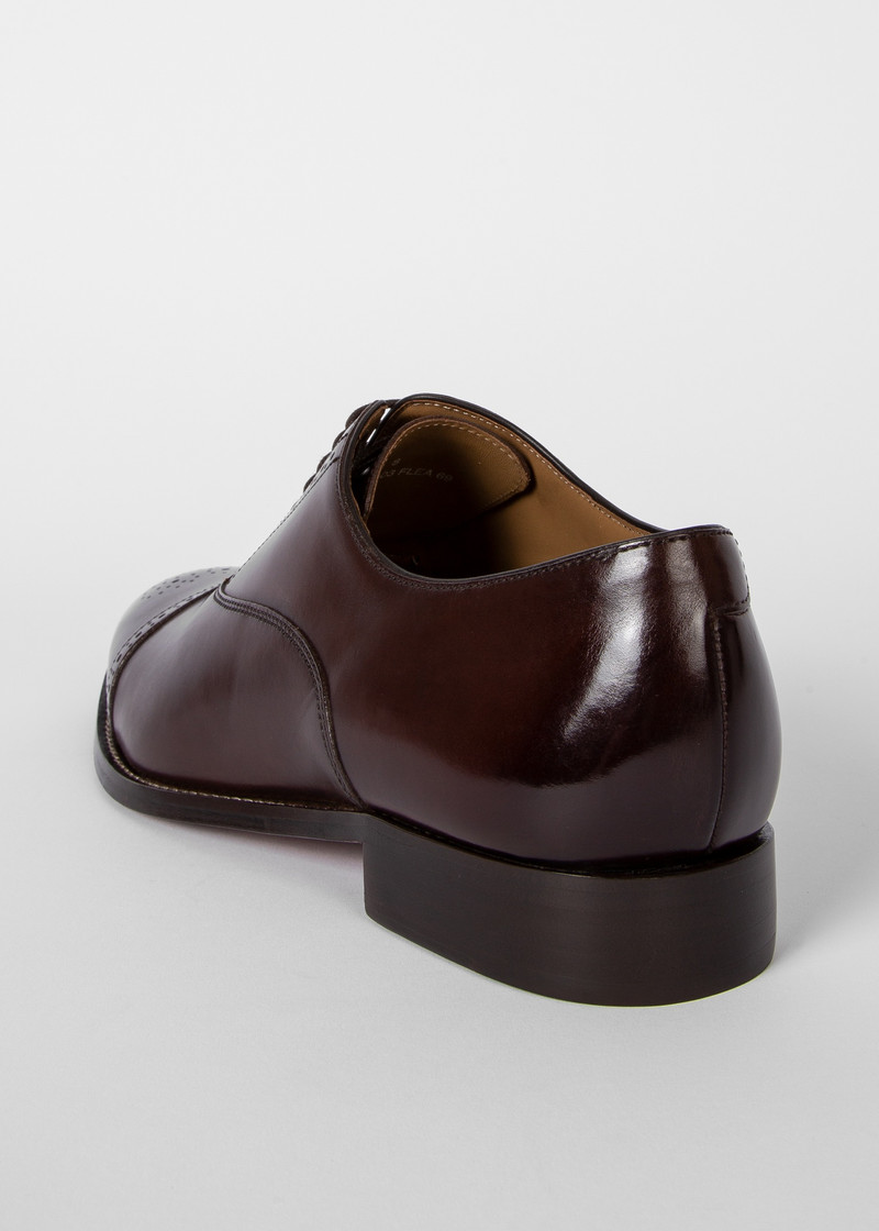 Dark Brown Leather 'Philip' Shoes 3