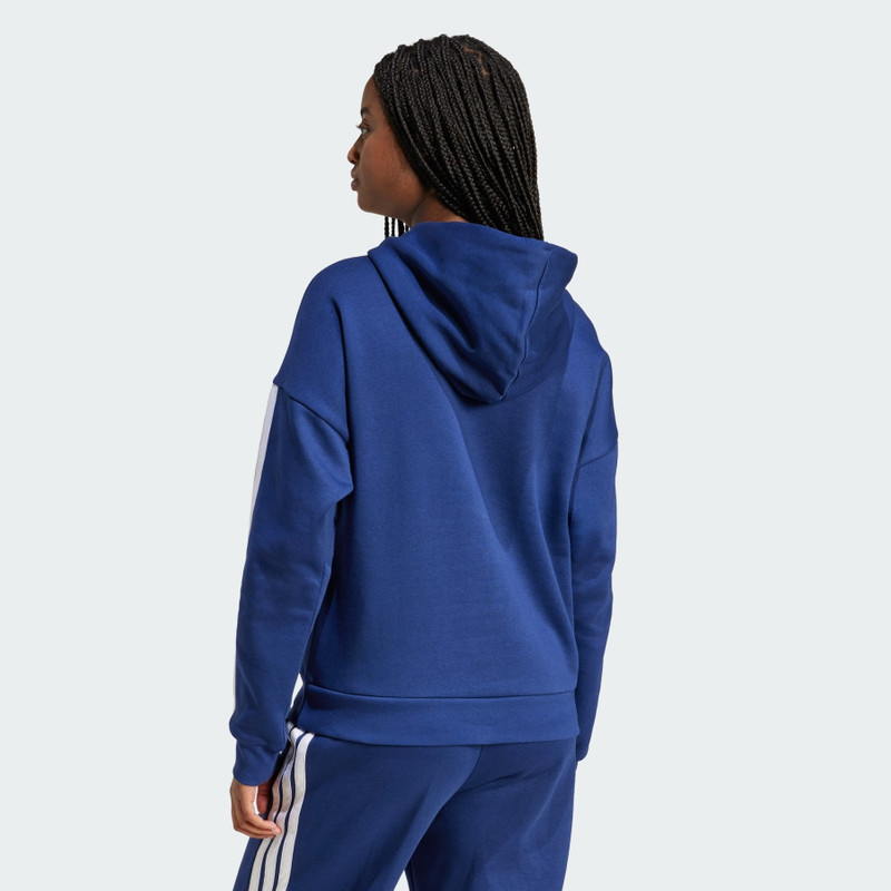 Essentials 3-Stripes Fleece Hoodie 3