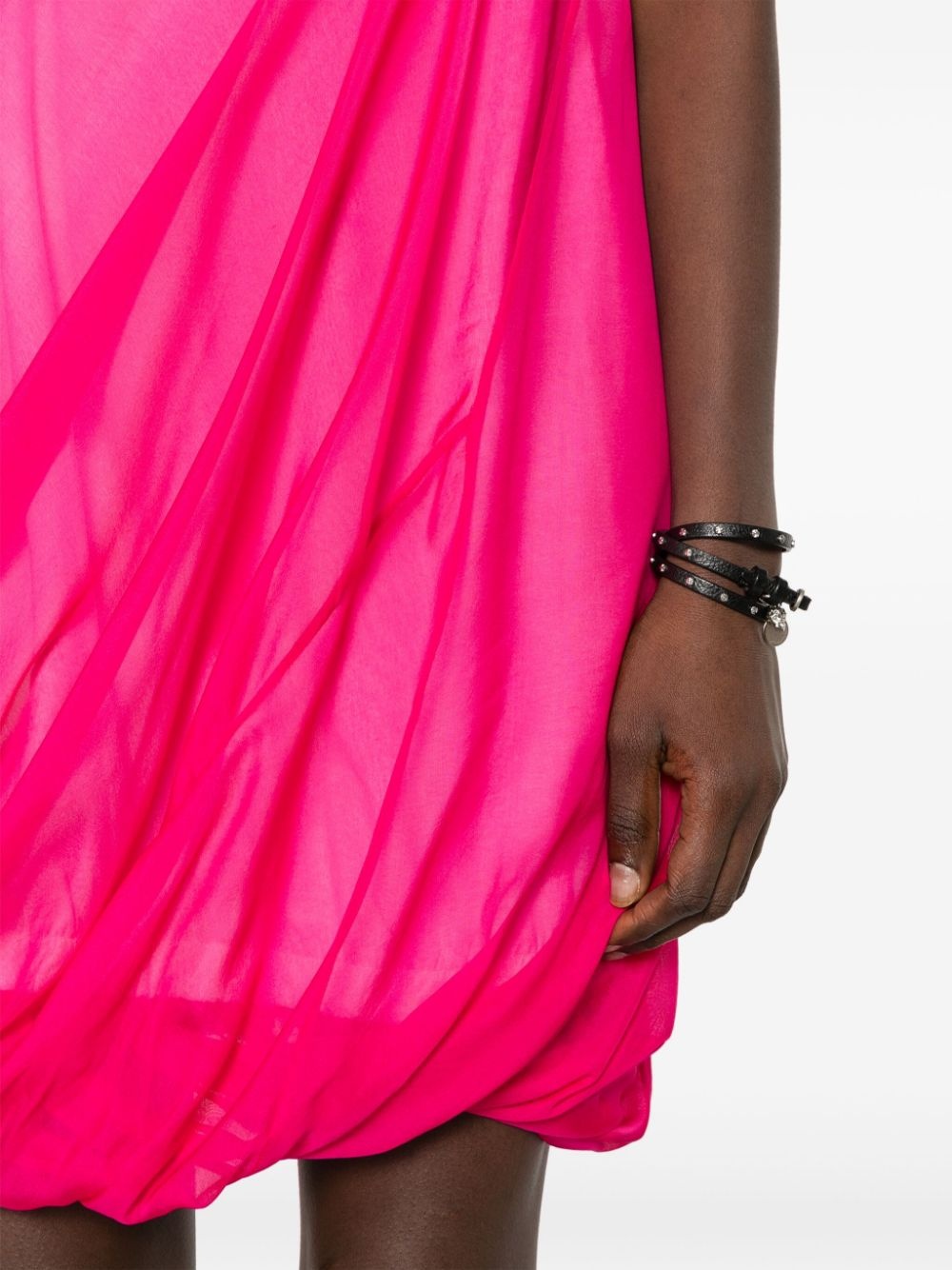 silk mini dress - 5