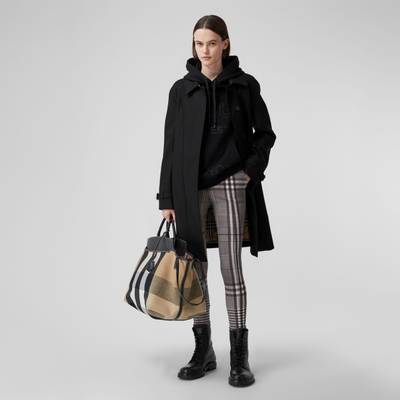 Burberry Cotton Gabardine Belted Swing Coat outlook