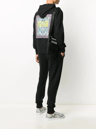 VERSACE JEANS COUTURE logo-patch bomber jacket outlook