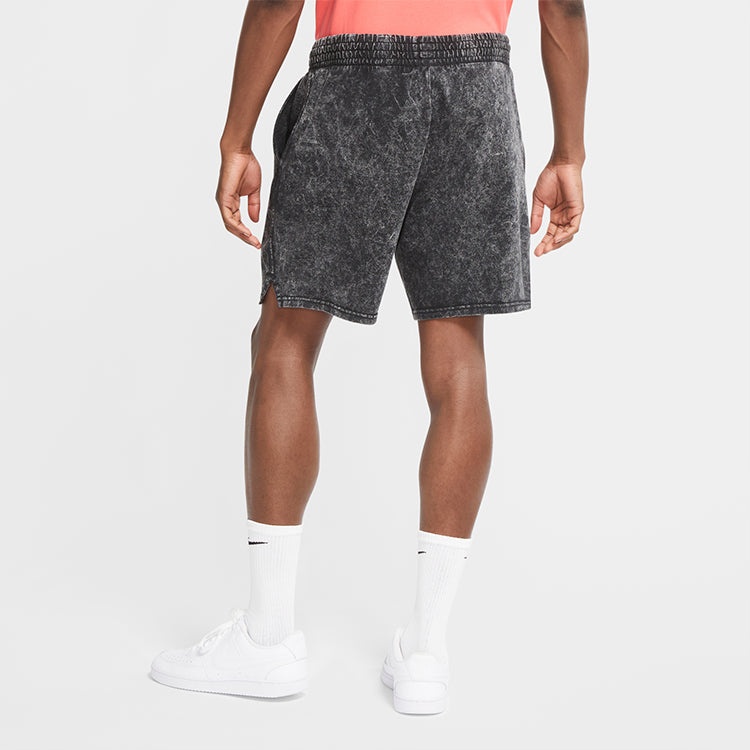 Men's Nike Sportswear Knit Washed Shorts Black CV4356-060 - 4