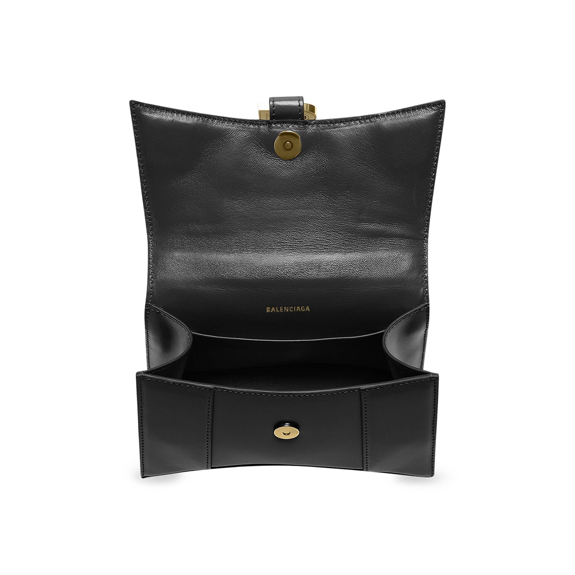 Balenciaga Hourglass XS Top Handle Bag 'Black' - 3