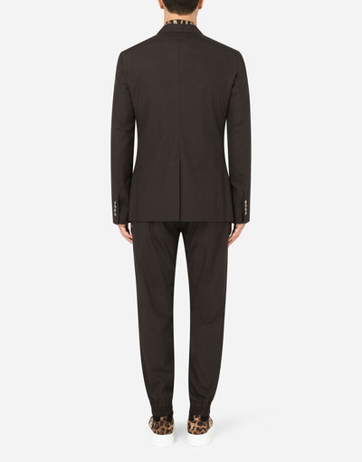 Dolce & Gabbana Cotton Taormina-fit suit with jogging pants outlook