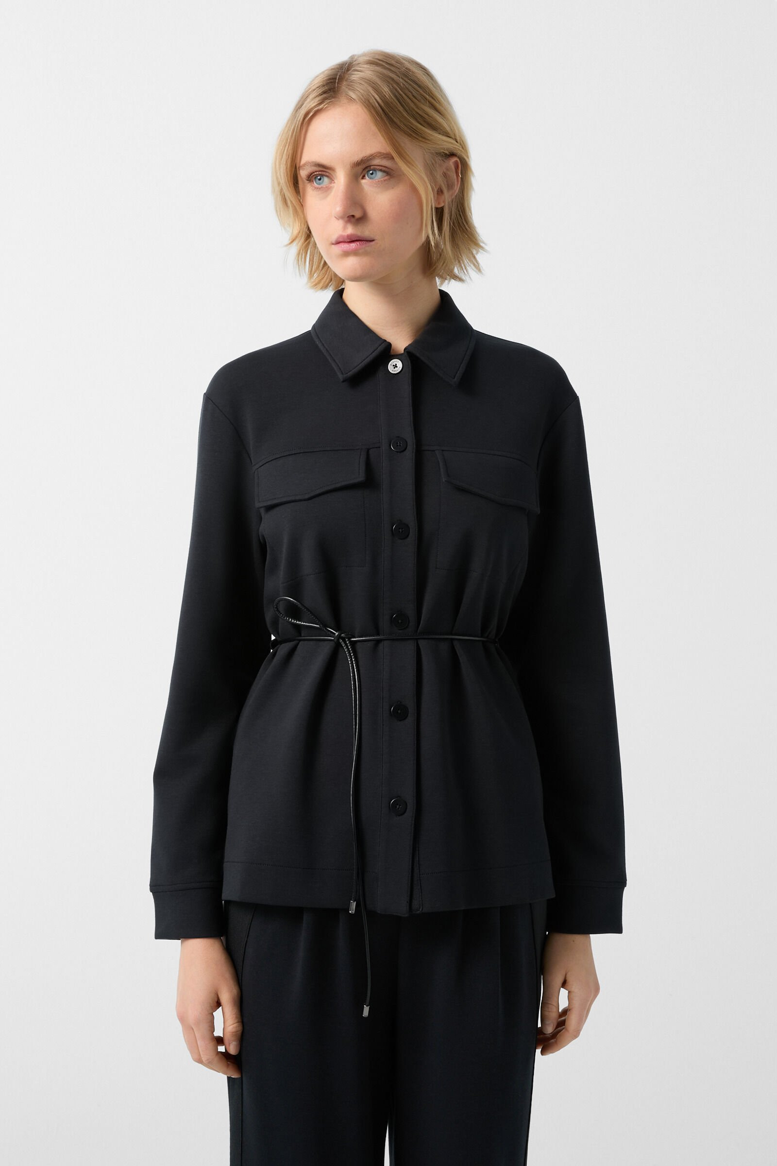 Sweat overshirt Filippa in Black - 2