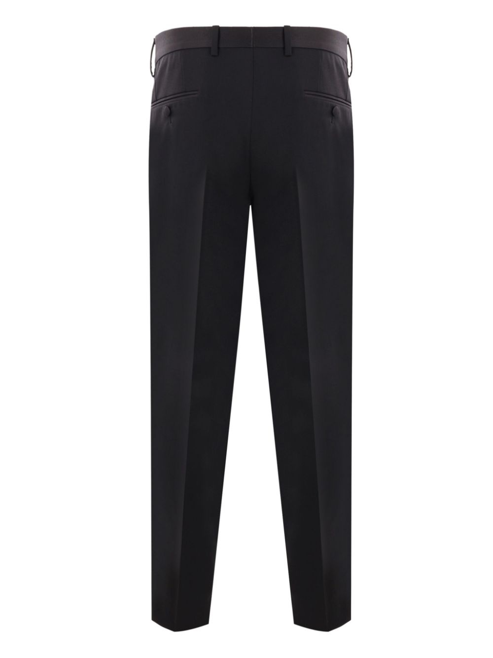 pressed-crease tailored-cut trousers - 3