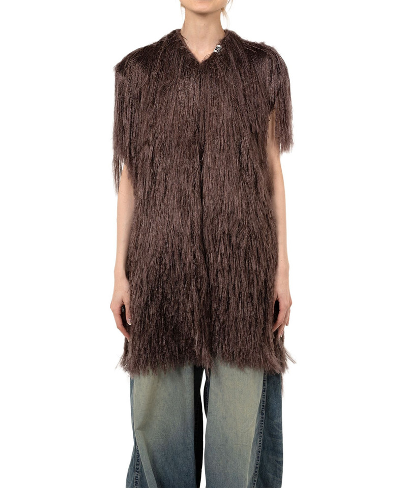 Shaggy Fringe Knit Vest 10