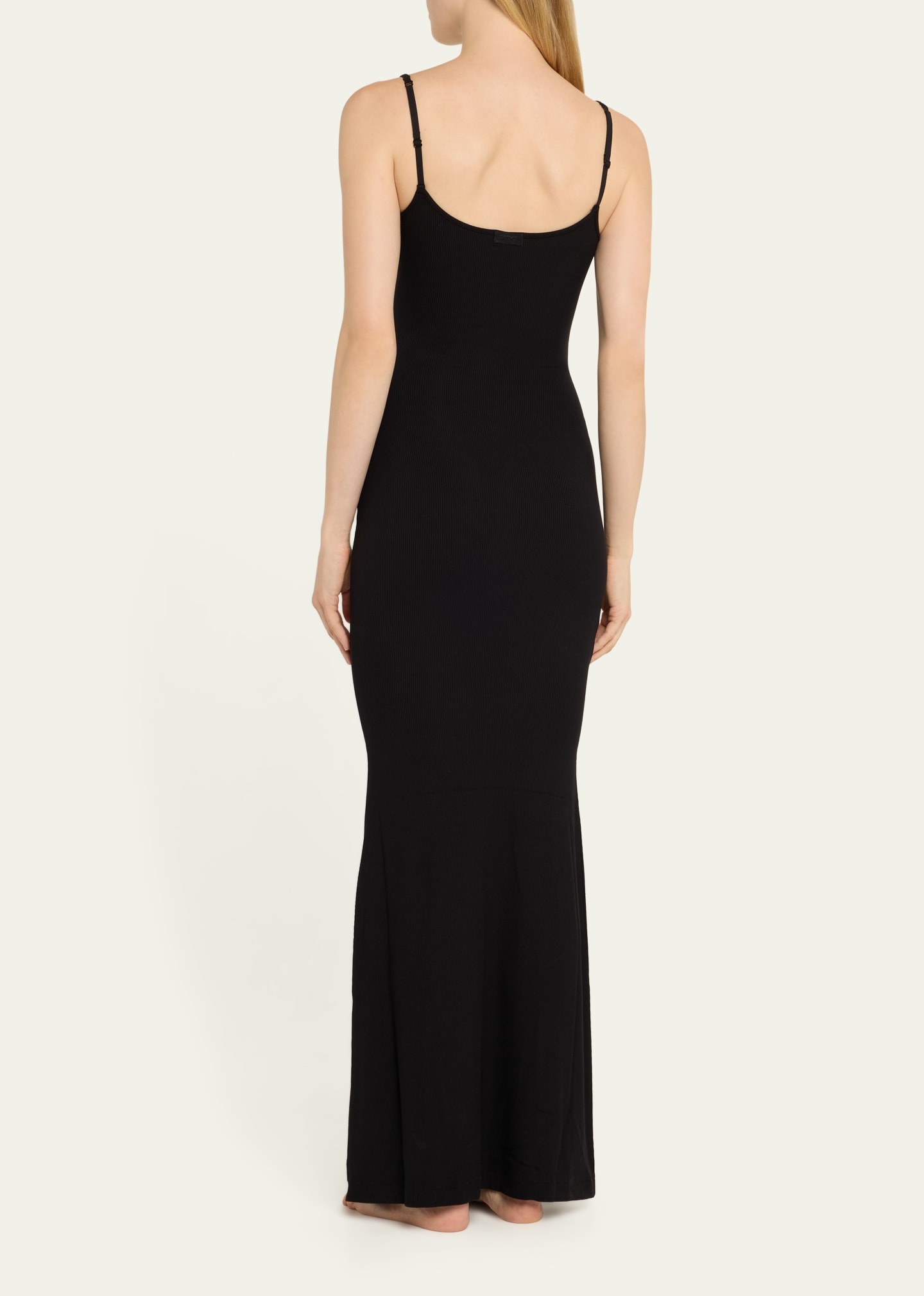 Soft Lounge Ribbed Maxi Slip Dress - 3
