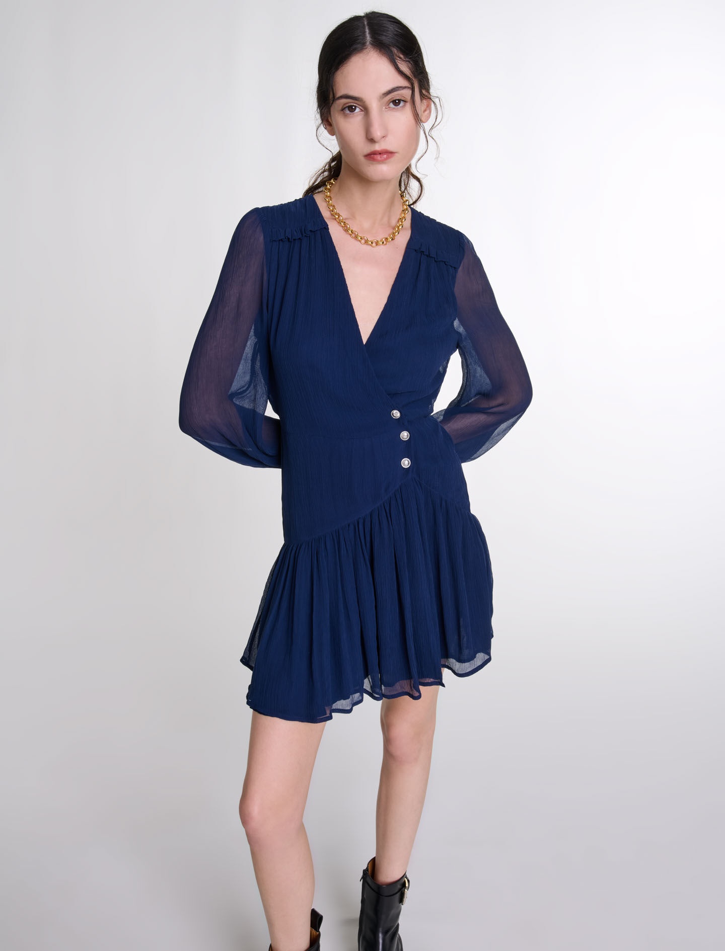 Short ruffled dress - 5