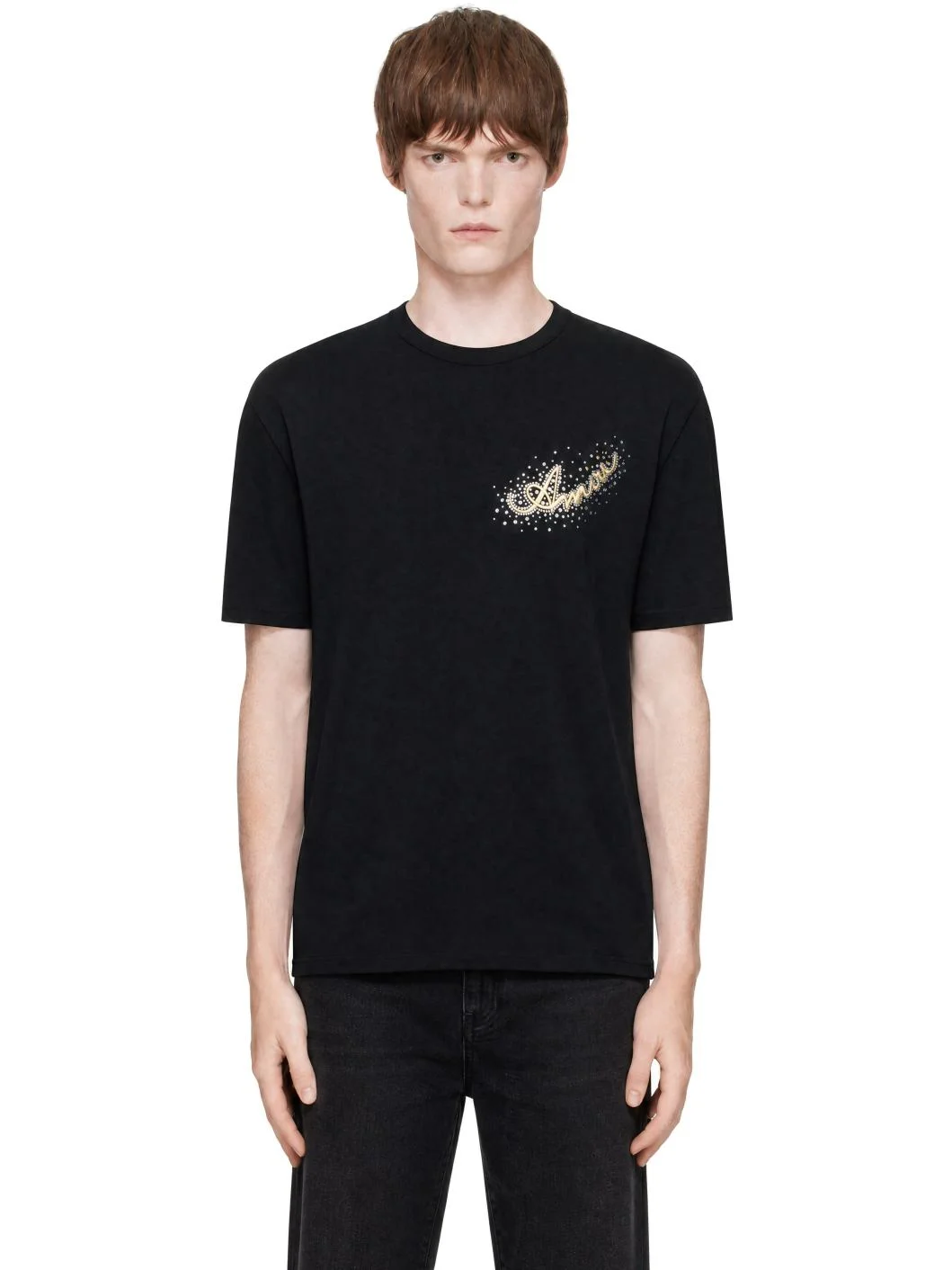 Black 'AMIRI Eagle' Oversized T-shirt - 1