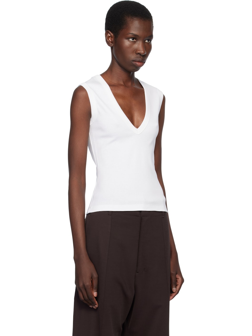White Dewi Tank Top - 2