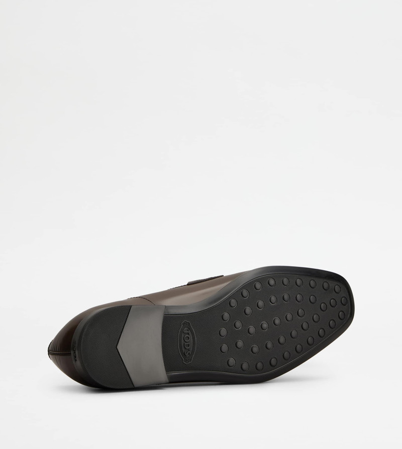 LOAFERS IN LEATHER - BROWN 4