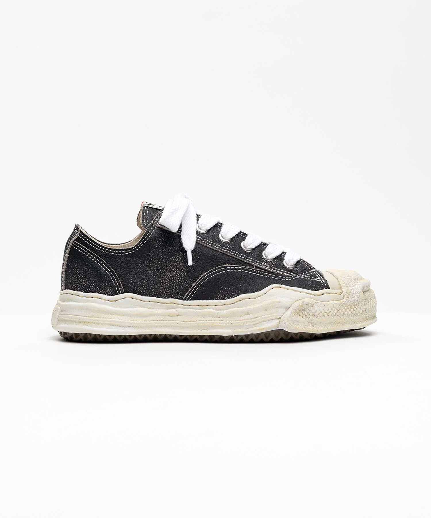 "HANK" OG Sole Shrink Leather Low-top Sneaker - 1