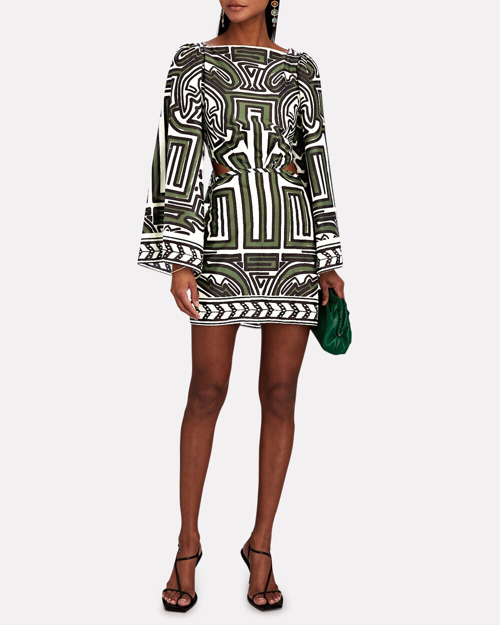 Ethnic Notes Printed Voile Mini Dress - 2