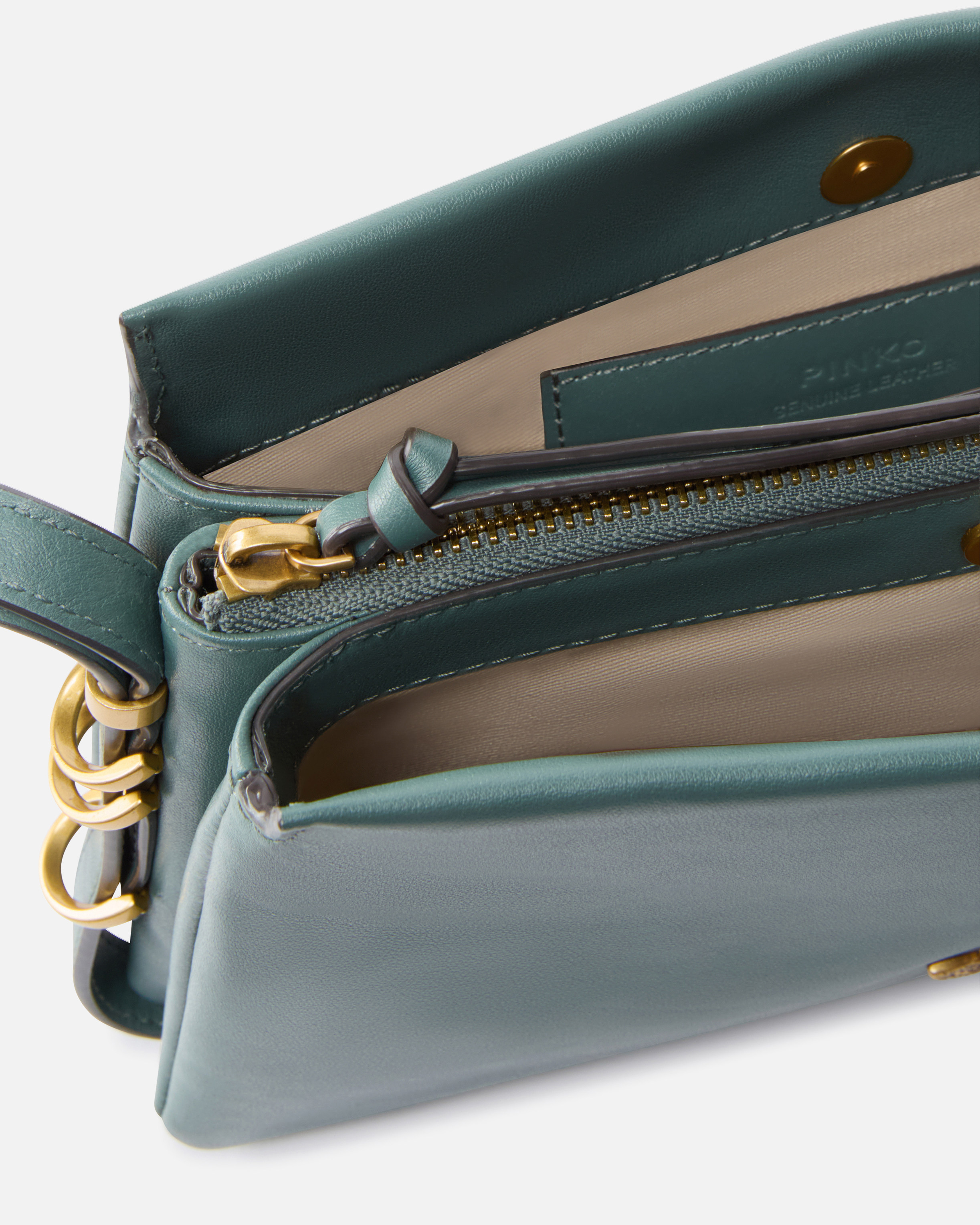 MINI BAG IN SOFT CALFSKIN WITH METALLIC DETAILS - 4