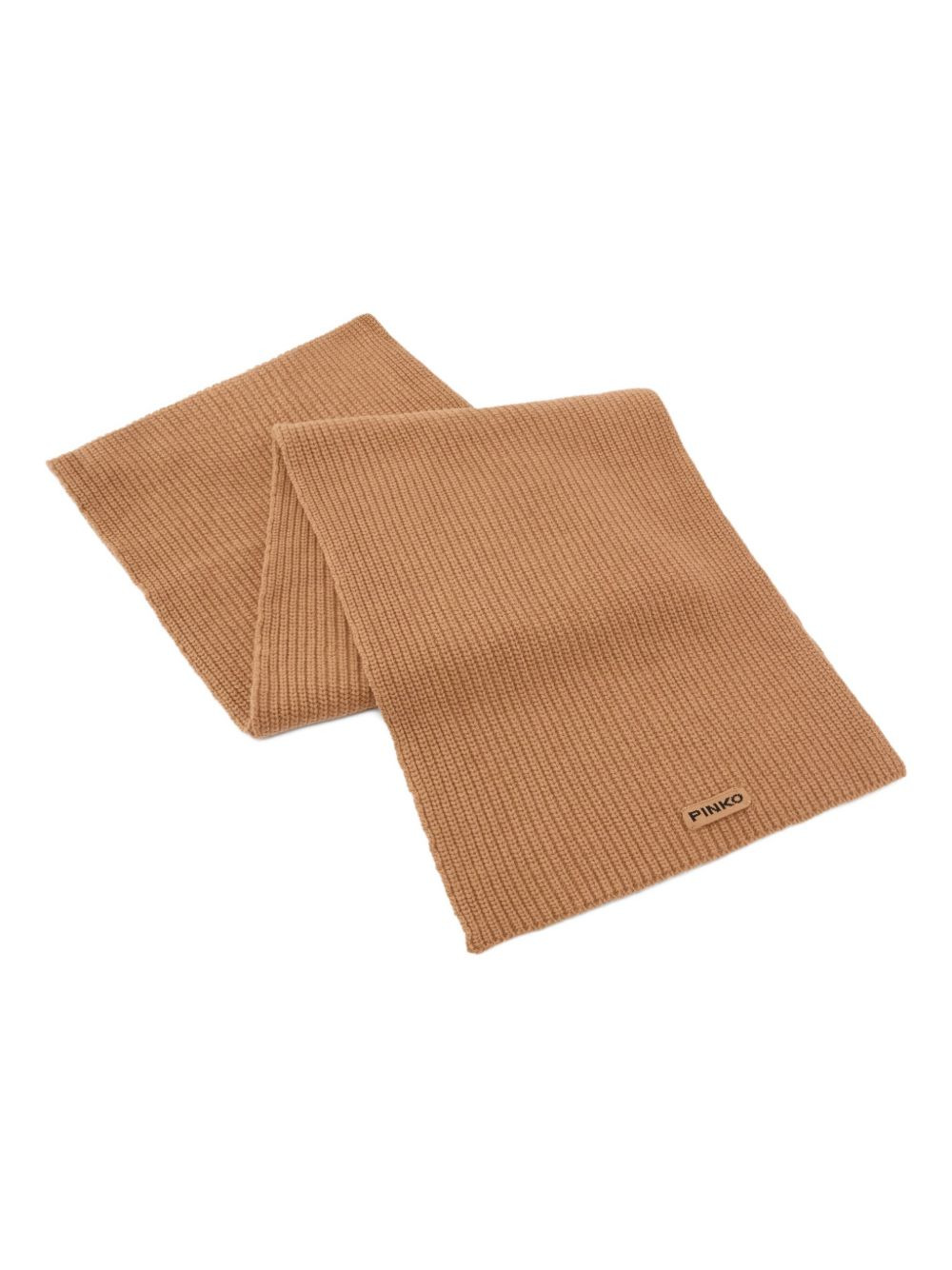 Slovenia ribbed label scarf - 4