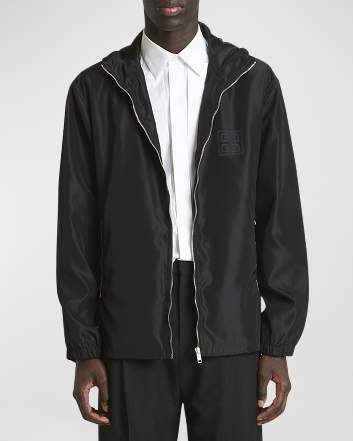 ブルゾン GIVENCHY FW21 4G JACQUARD JACKET (BW00C313N0_004) Givenchy Men's 4G Jacquard Wind-Resistant Jacket