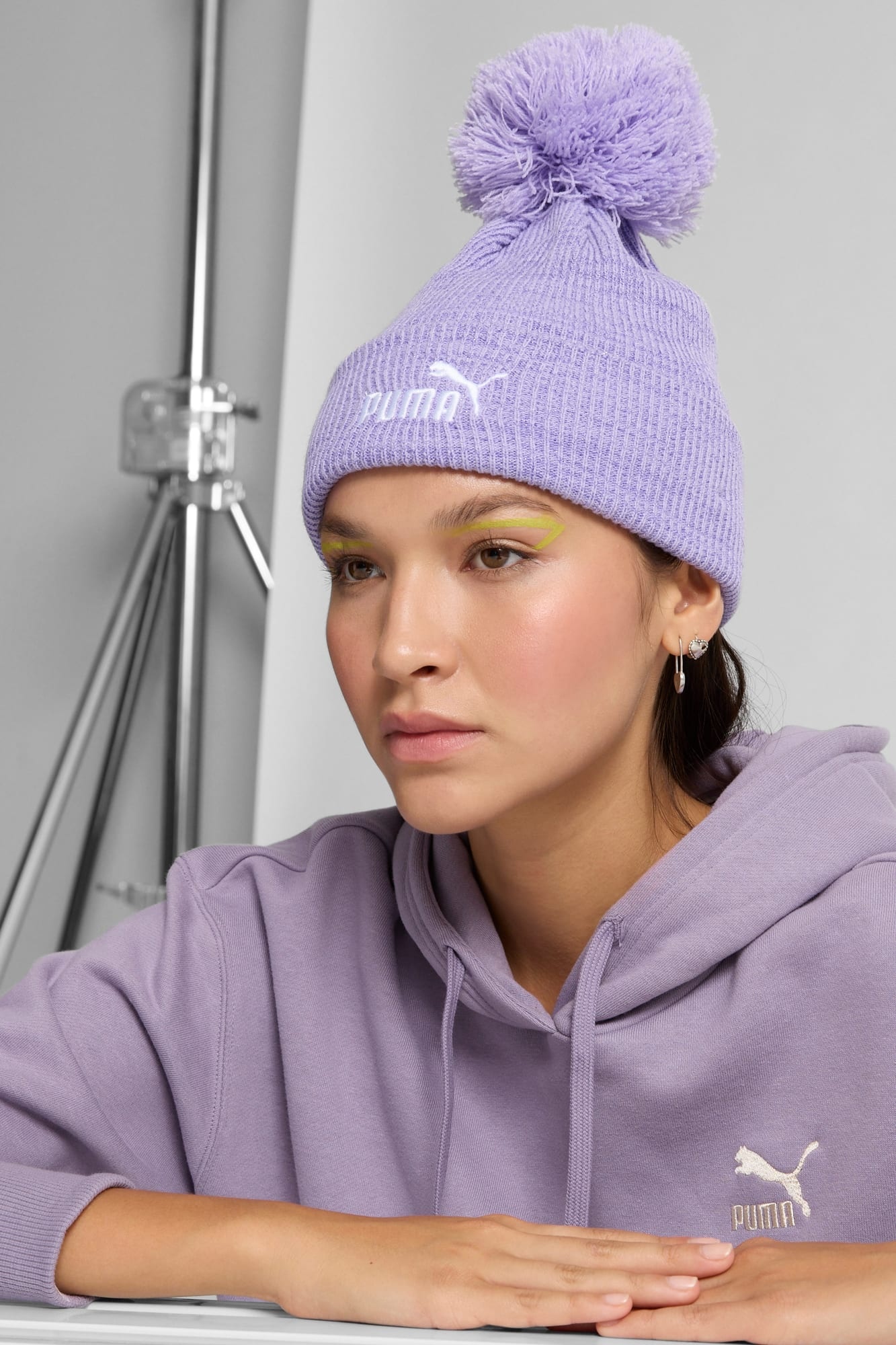 Ribbed Pom Pom Beanie - 2