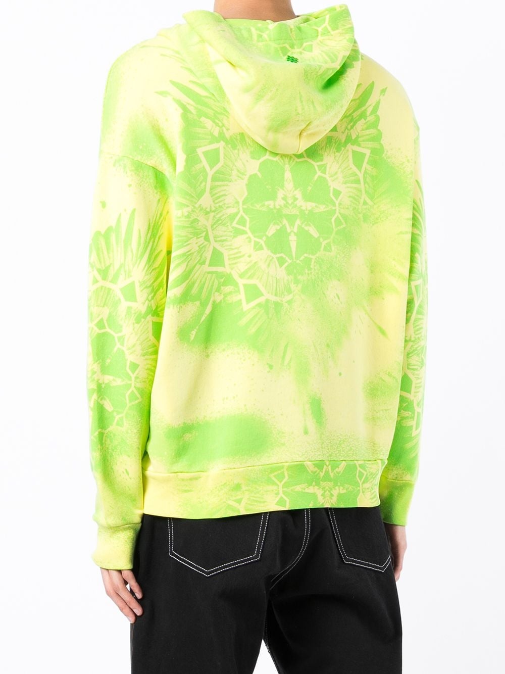 tie-dye cotton hoodie - 4