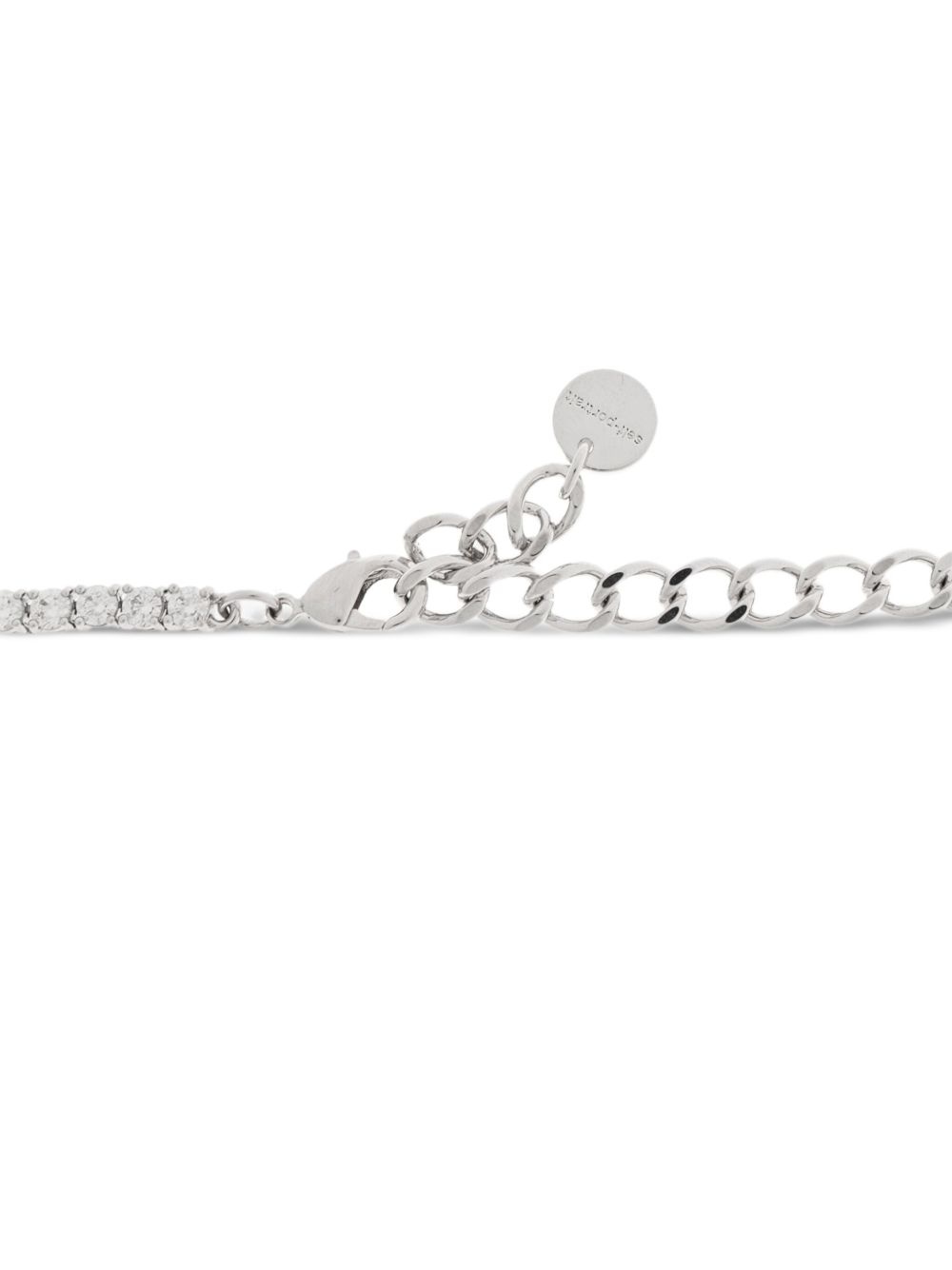 bow-motif tennis necklace - 4