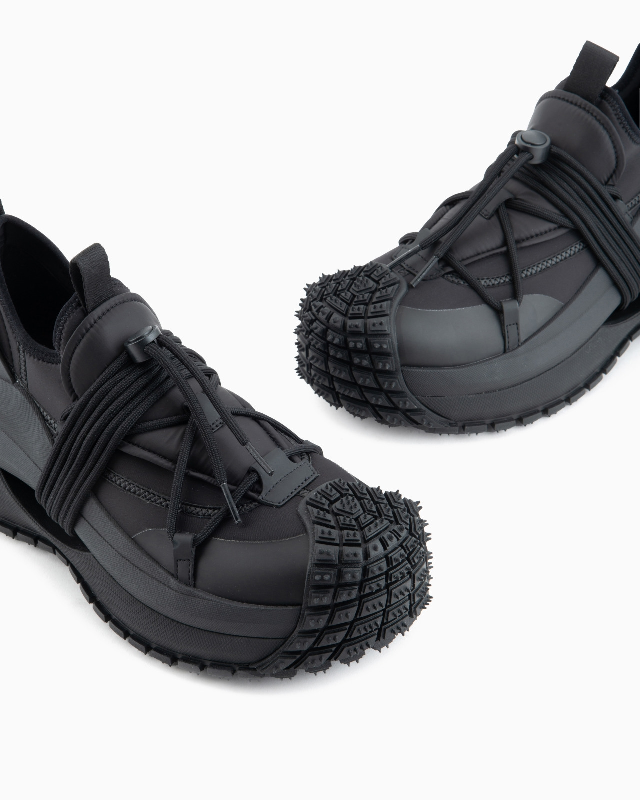 Nylon sneakers with scuba details and drawstring - 5
