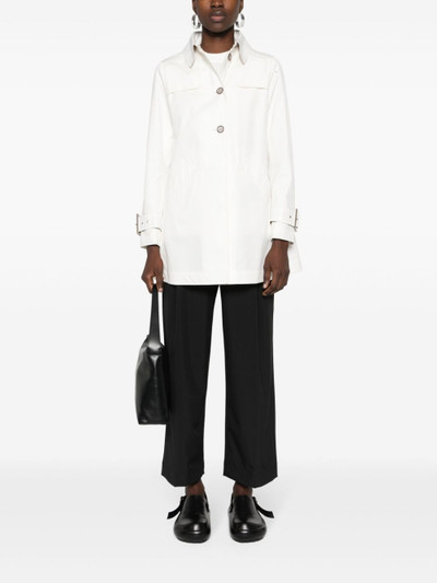 Herno buckle-detailed straight trousers outlook