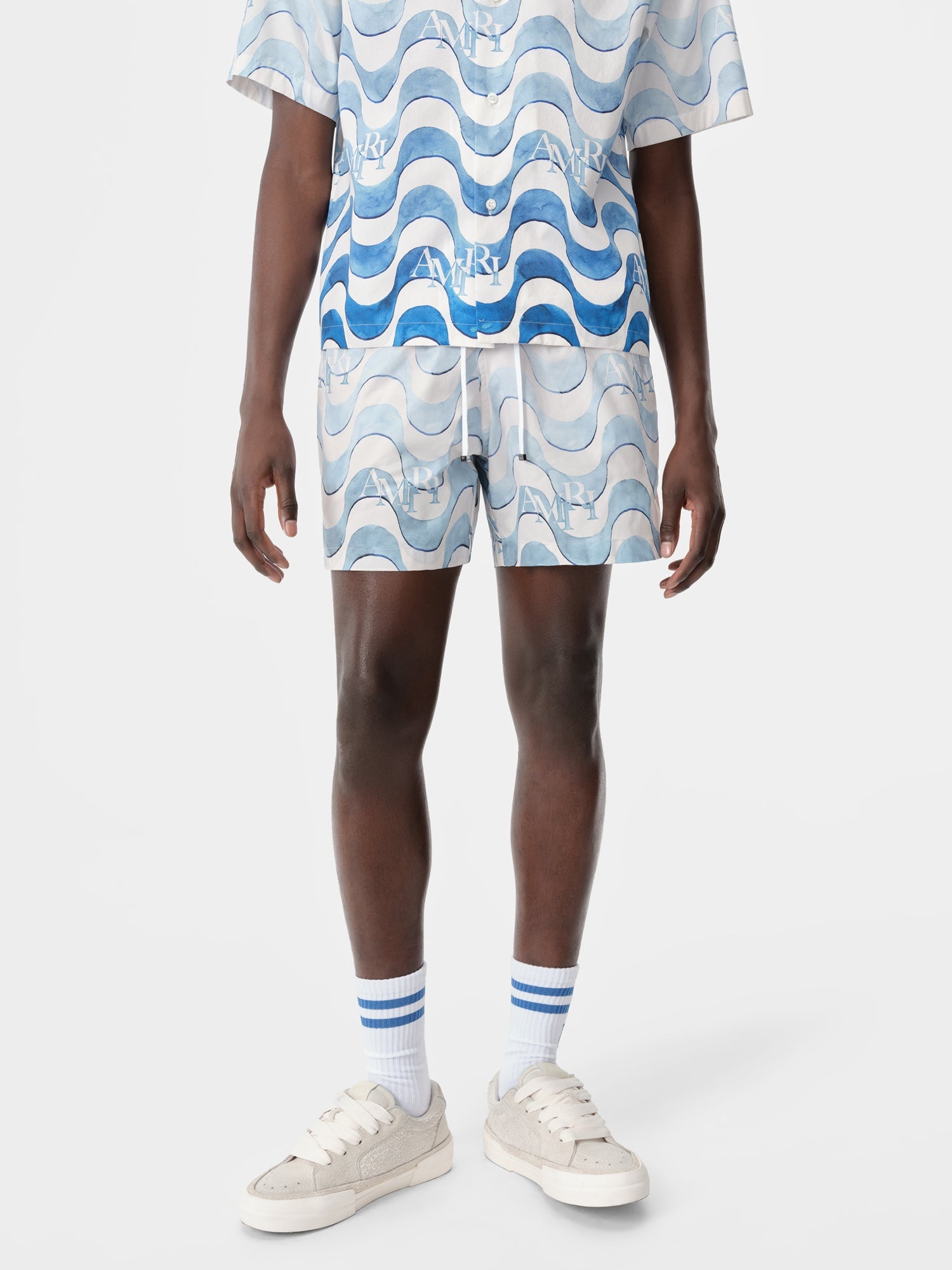 AMIRI STAGGERED SWIM TRUNK - 3