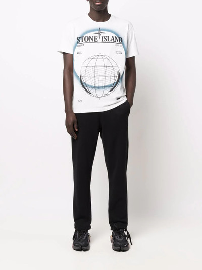 Stone Island logo-print round-neck T-shirt outlook