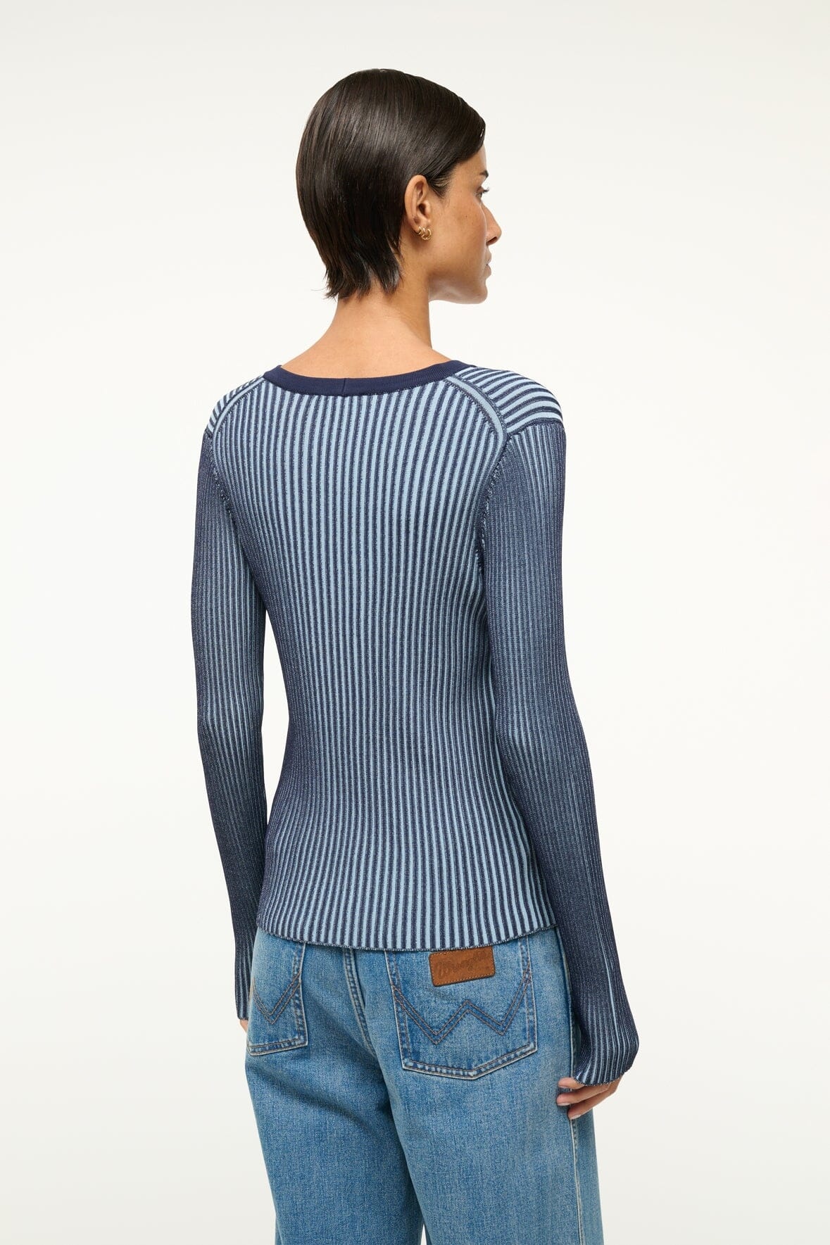 STAUD CARGO SWEATER NAVY CLEAR BLUE - 4
