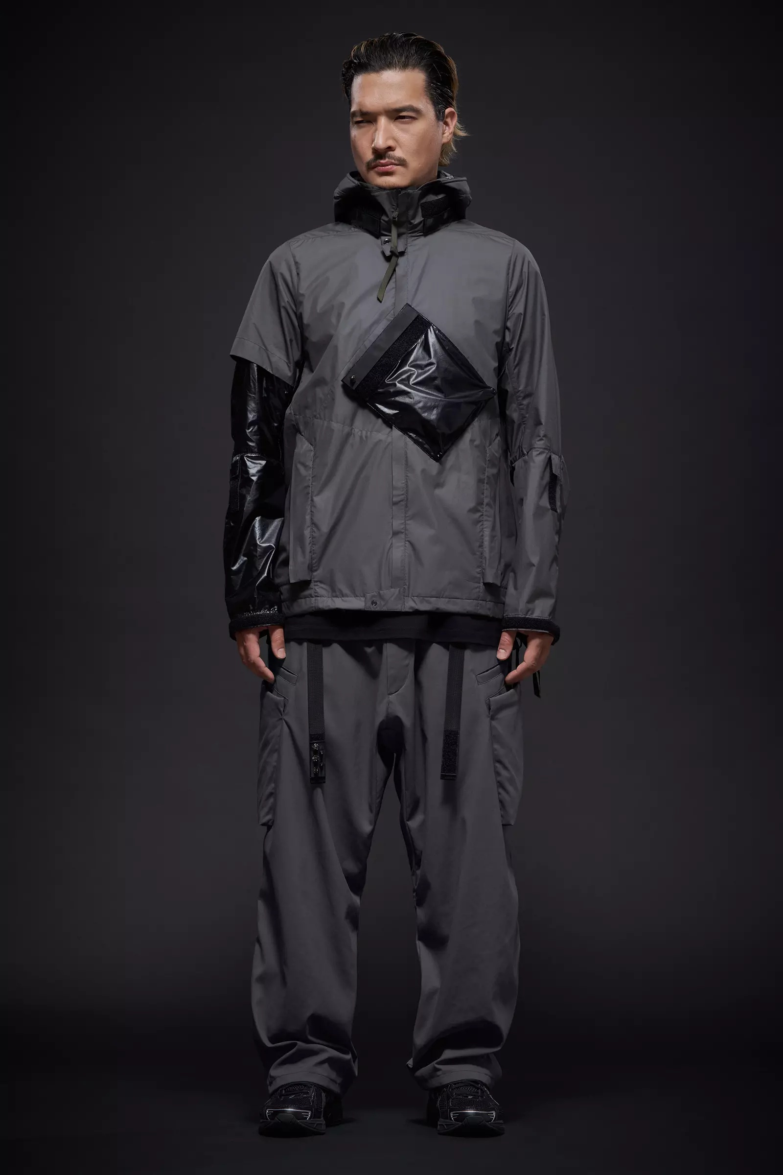 J36-WS Windstopper® Interops Jacket Gray - 35