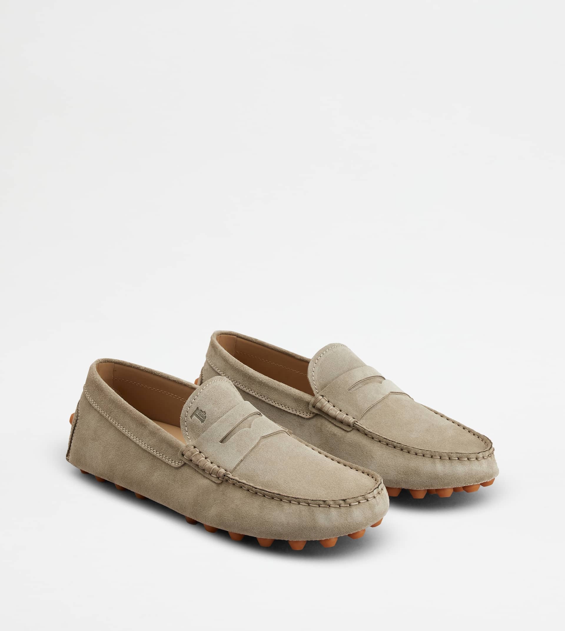 TOD'S GOMMINO BUBBLE IN SUEDE - BEIGE, ORANGE - 2