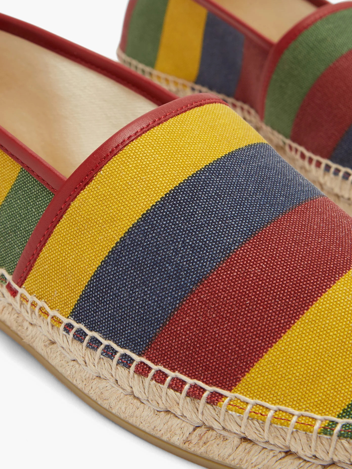 Baiadera-striped canvas espadrilles - 6