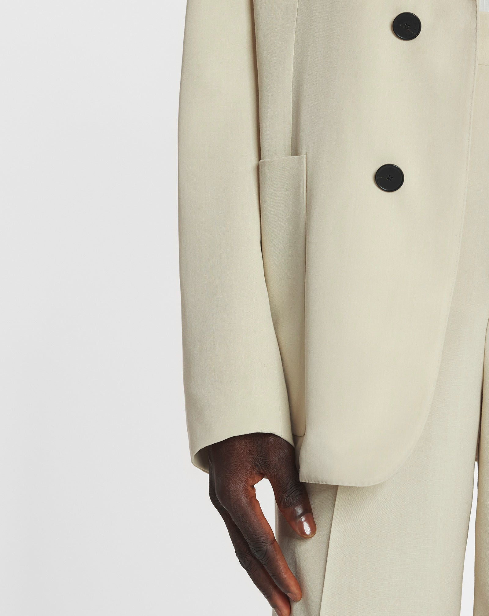 LOOSE-FITTING WOOL BLEND JACKET - 5