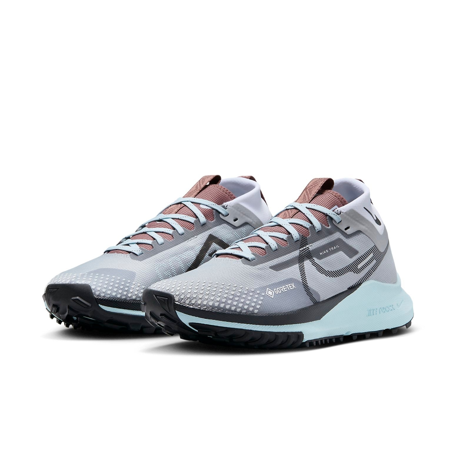 (WMNS) Nike React Pegasus Trail 4 GORE-TEX 'Light Smoke Glacier Blue' DJ7929-005 - 3