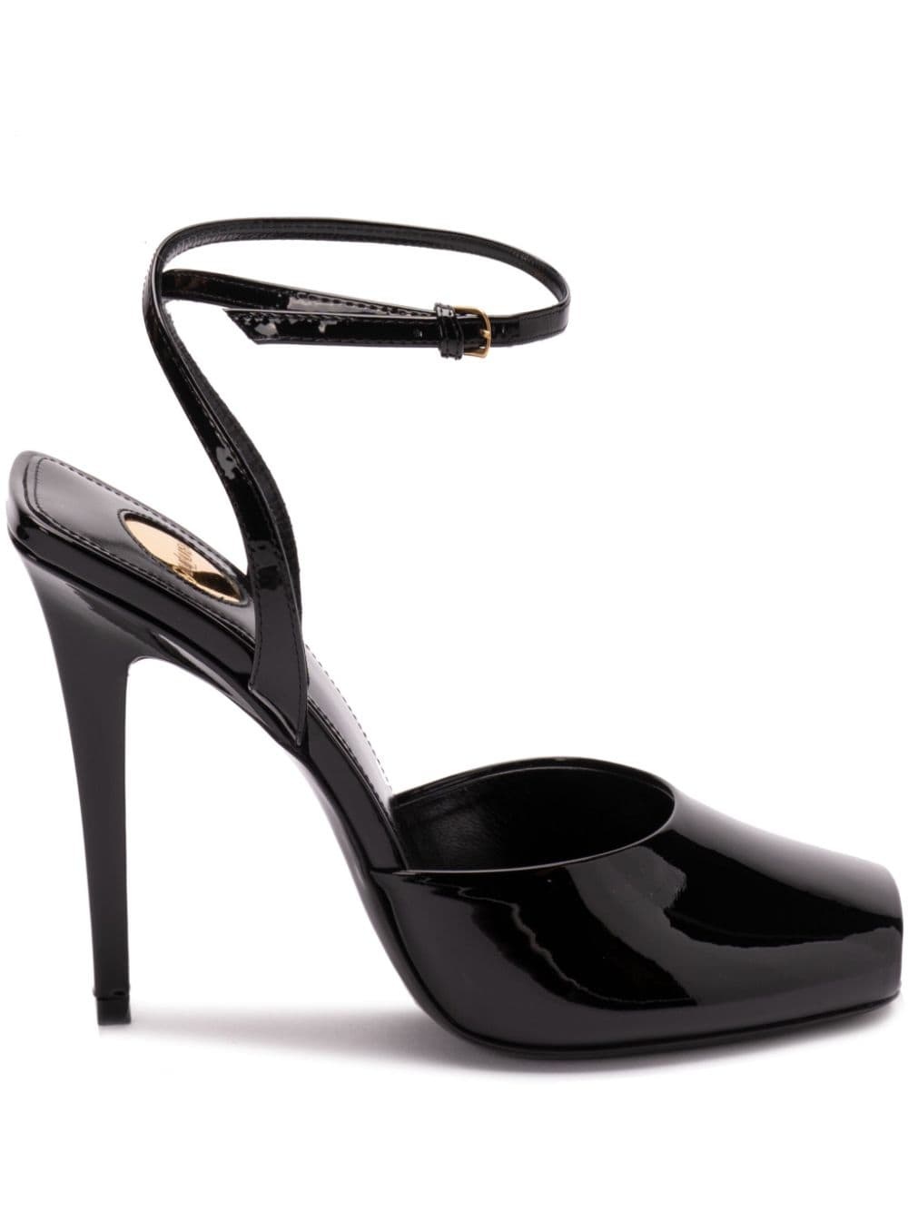 110mm leather pumps - 1