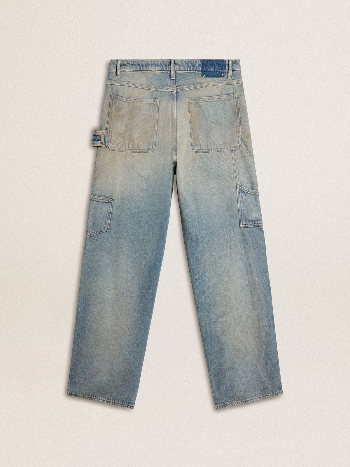 Men's distressed sand-washed jeans - 6