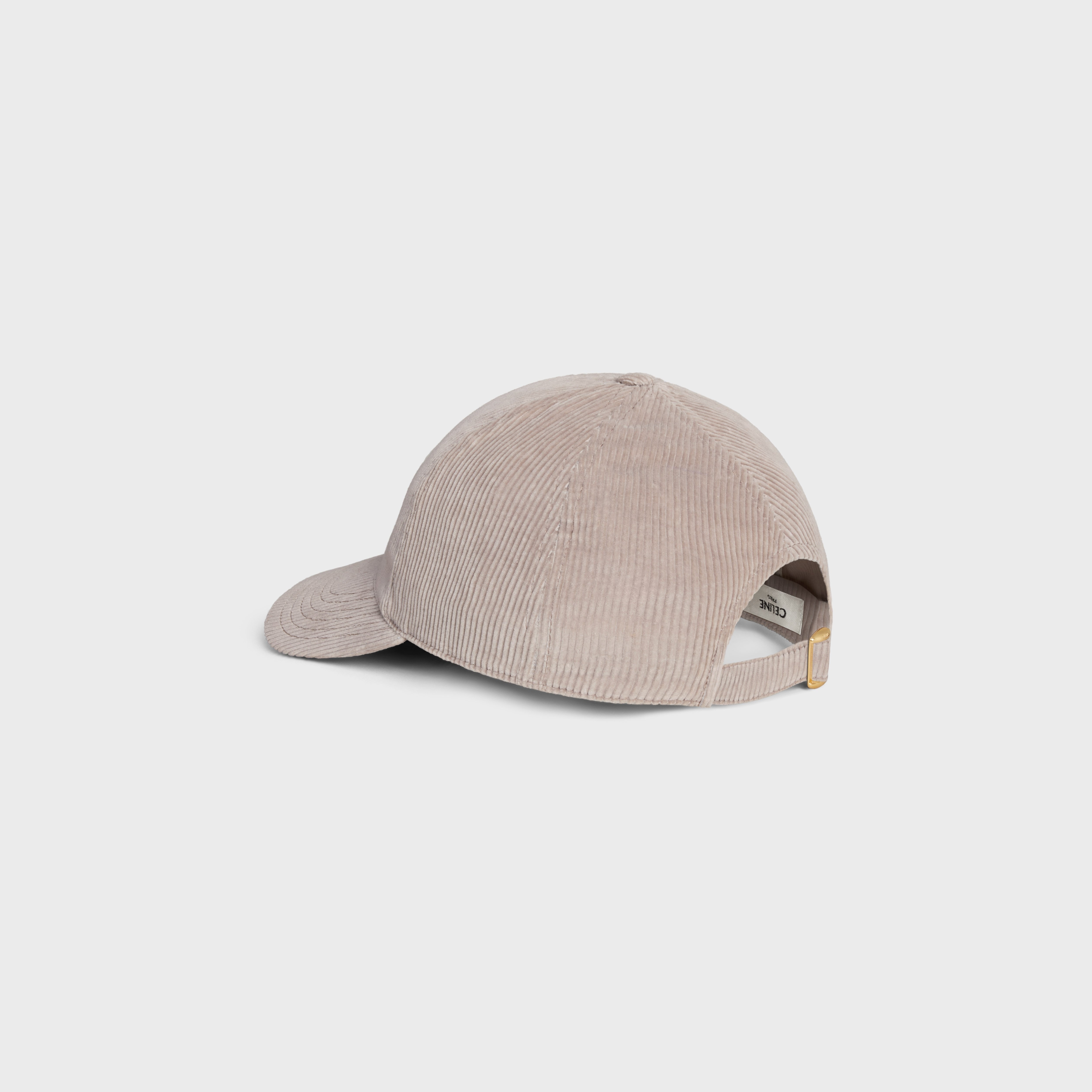 triomphe baseball cap in corduroy - 4