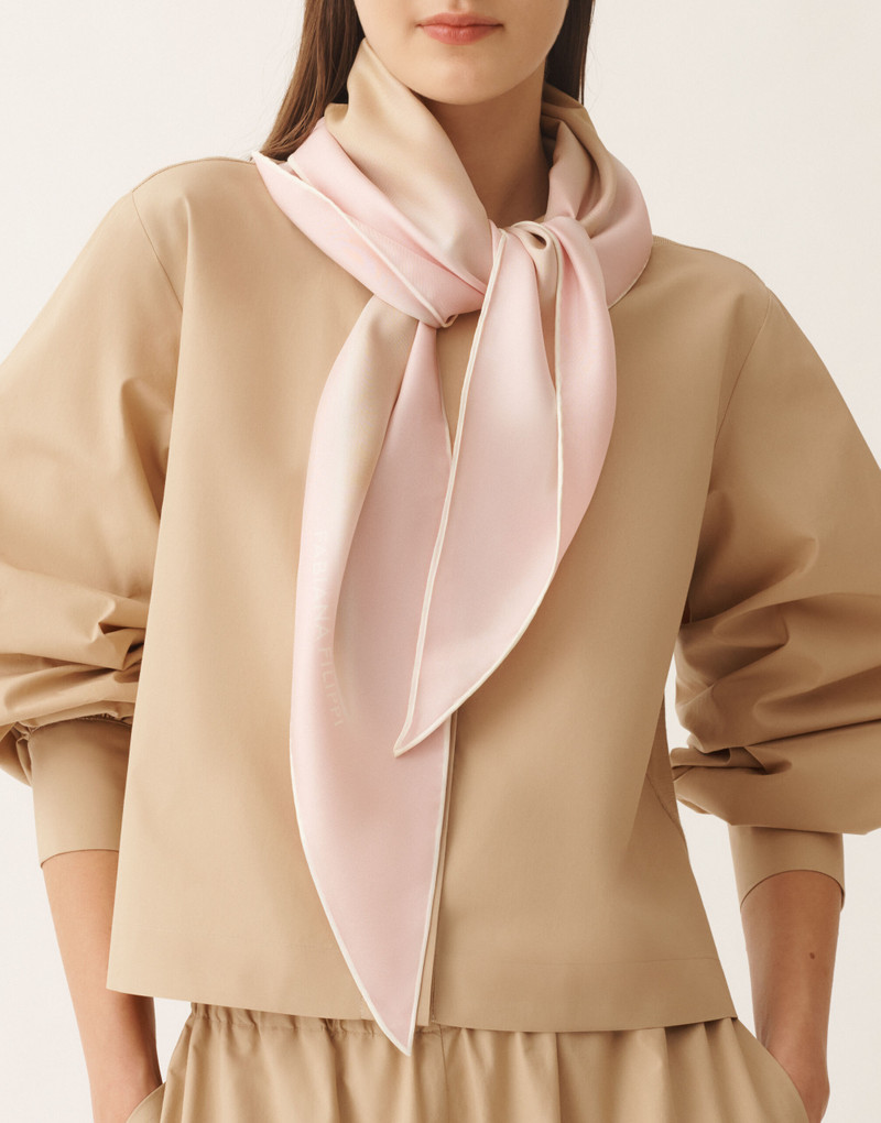 FABIANA FILIPPI Printed silk losanga outlook