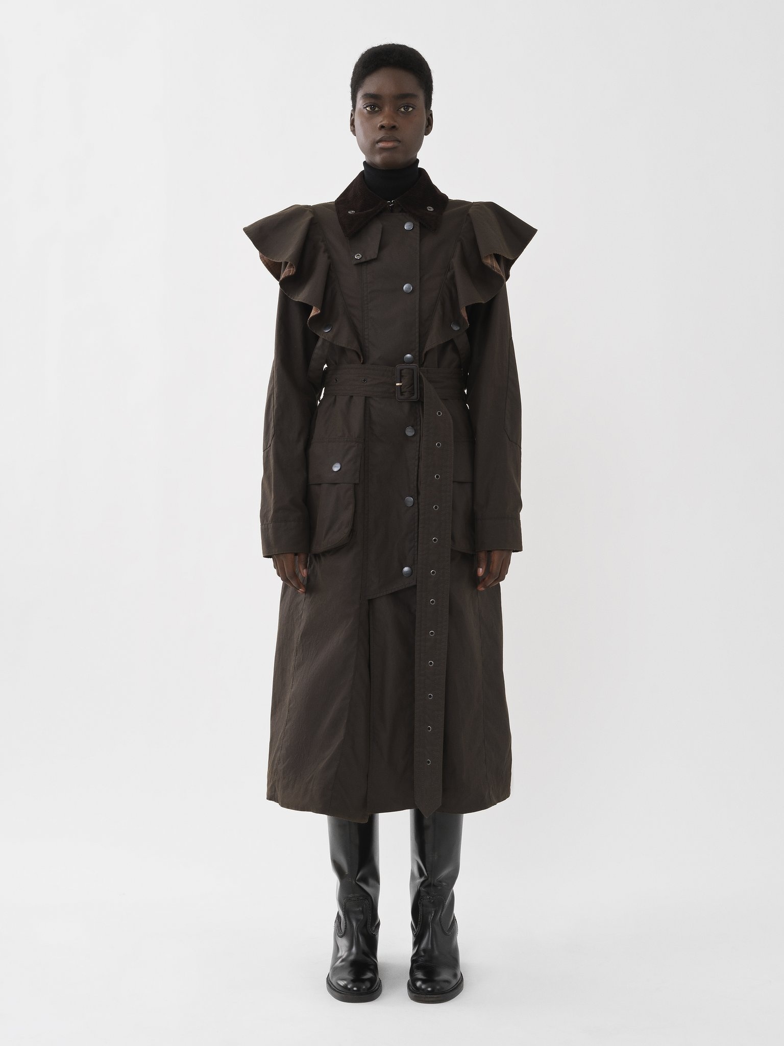 BARBOUR FOR CHLOÉ "DANI" TRENCH COAT - 2