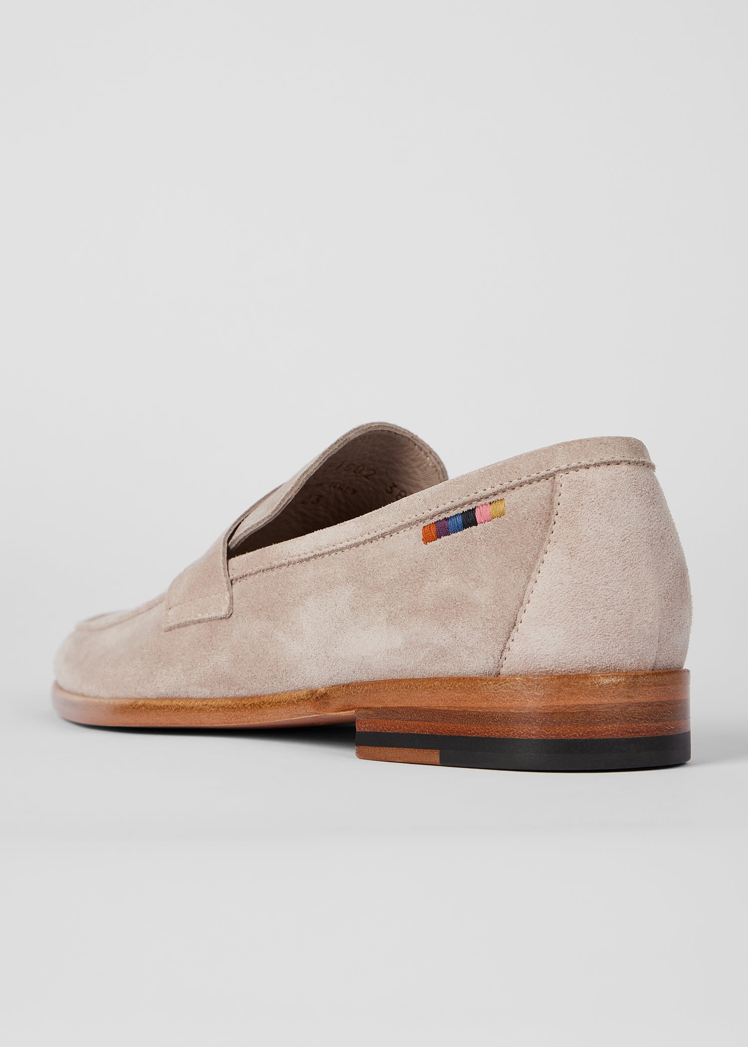 Mushroom Suede 'Figaro' Loafers - 5