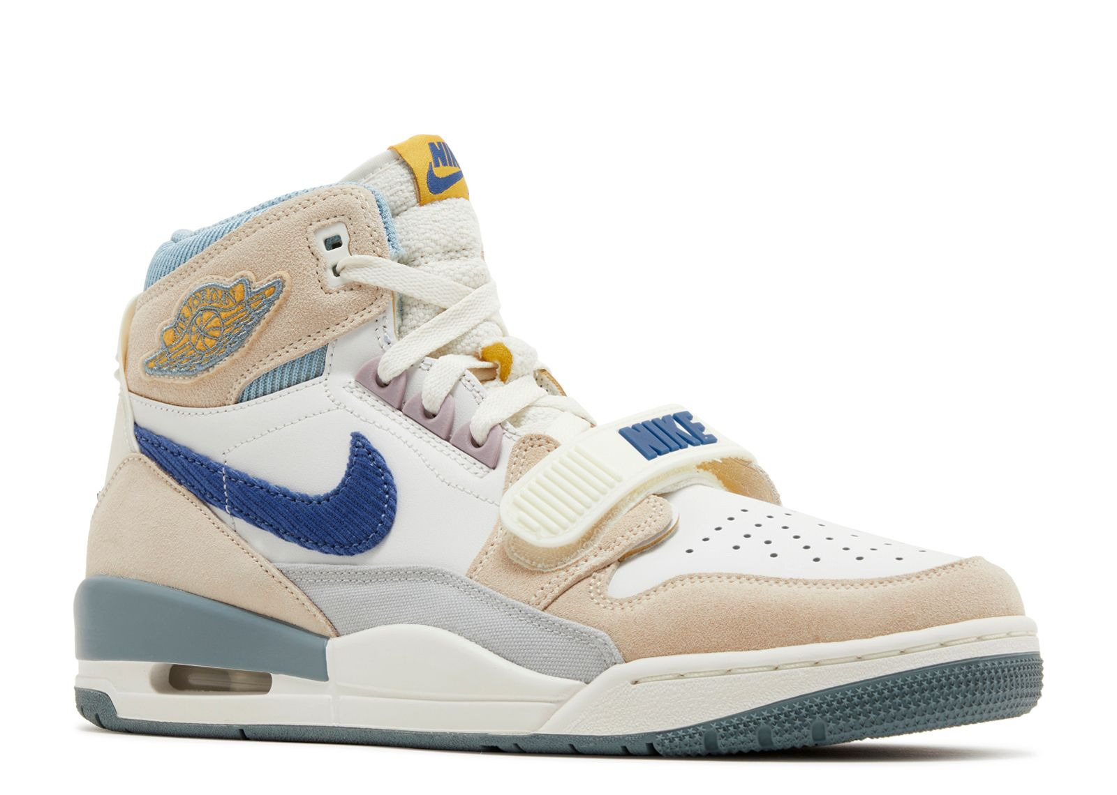 JORDAN LEGACY 312 'CORDUROY SWOOSH - WHITE MYSTIC NAVY' - 2
