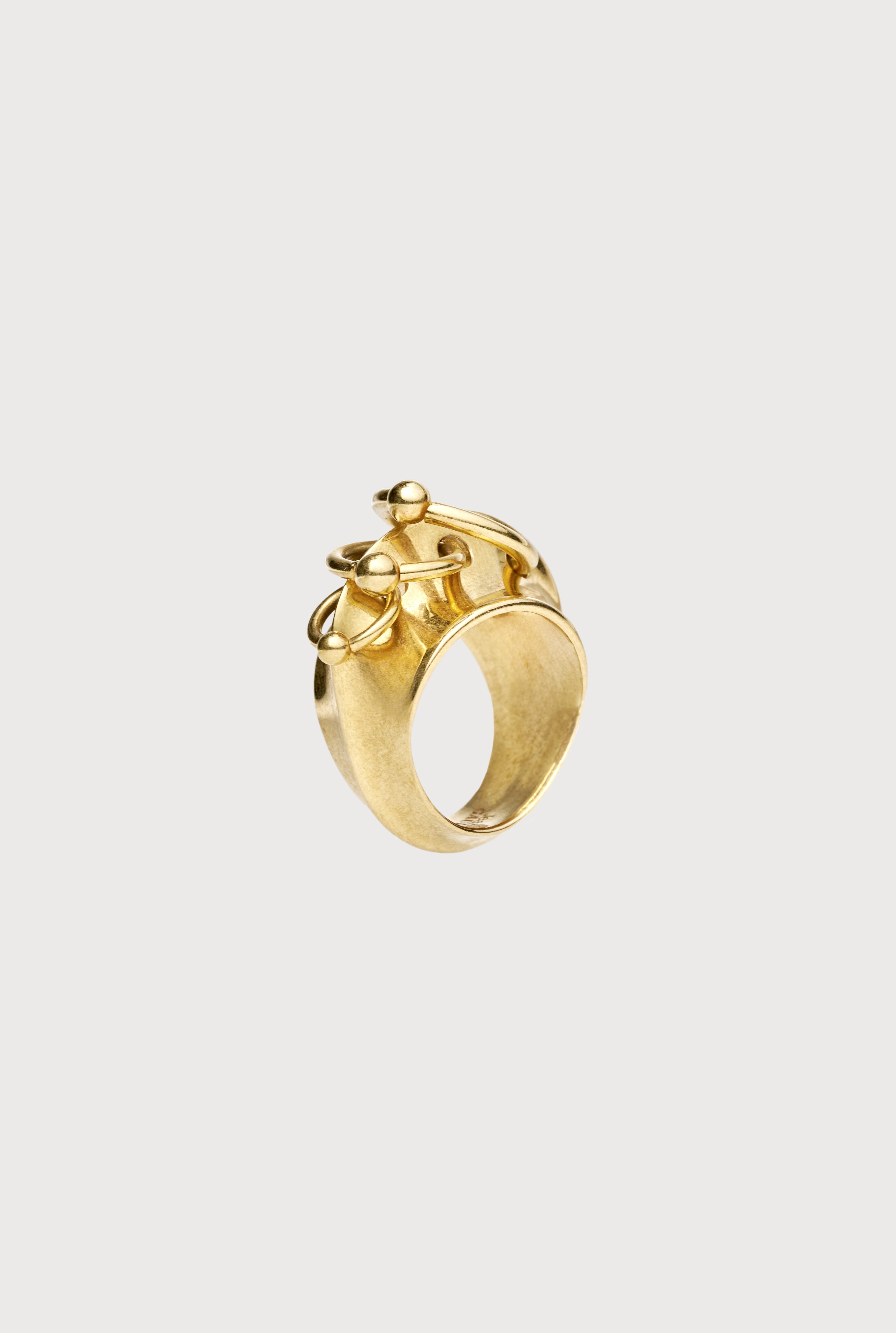 THE GOLD-TONE PIERCING RING - 1