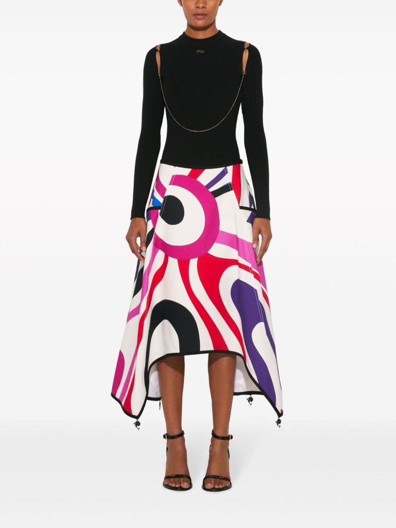 PUCCI chain-embellished rib-knit top outlook