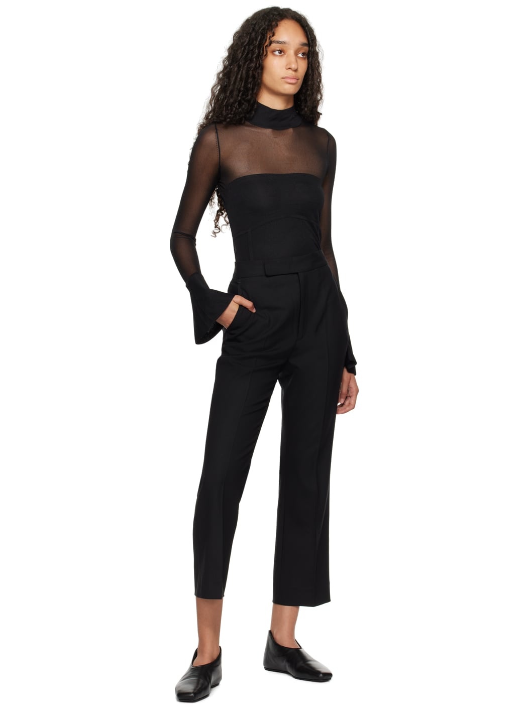 Black Seamless Sculpt Strapless Shortie Bodysuit - 5
