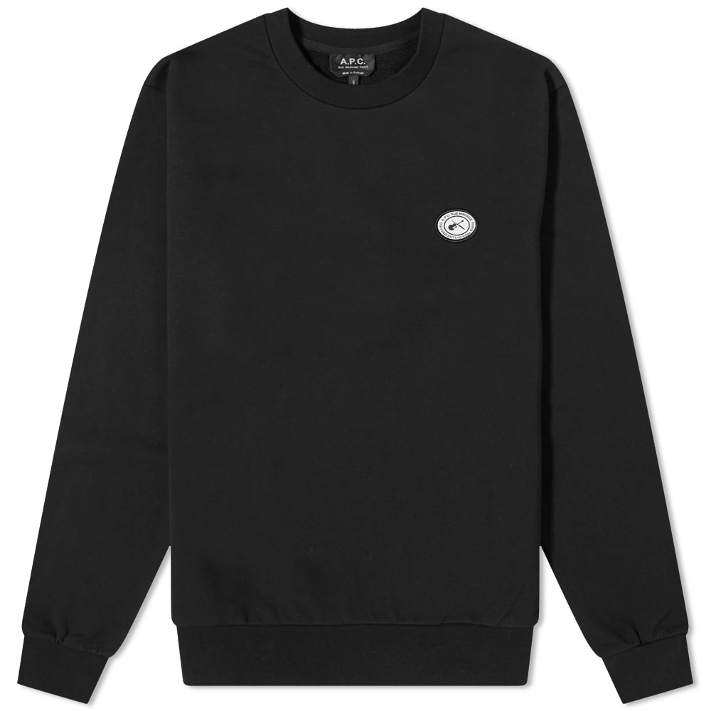 A.P.C. Gabriel Patch Logo Crew Sweat - 1