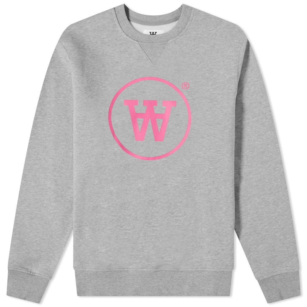 Wood Wood AA Tye Logo Crew Sweat - 1