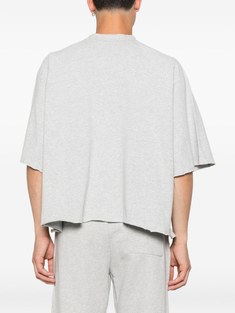 raglan-sleeve cotton T-shirt - 4
