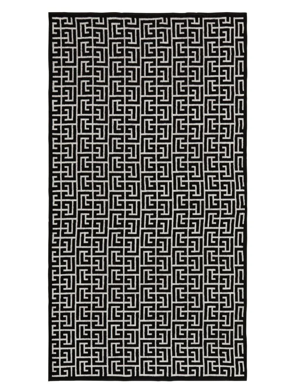 PB Labyrinth-print beach towel - 1