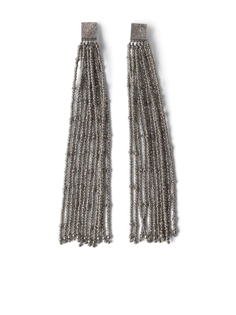 sterling silver drop earrings - 2
