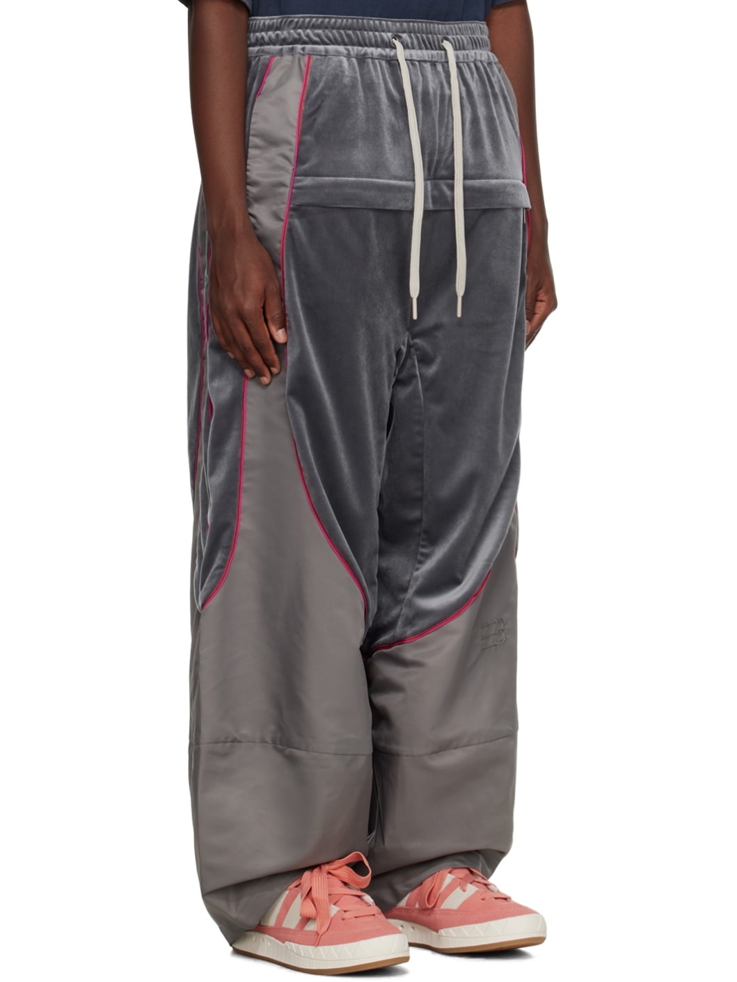 ウェア NAMESAKE EIGHTH TRACK PANTS NAMESAKE Gray Eighth Track Pants | ssense | REVERSIBLE